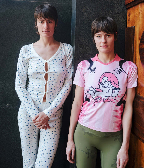 P.A.M. WOMEN "FLUTES OF PAN SOMA JERSEY" PINK ICING - WEAREALLANIMALS