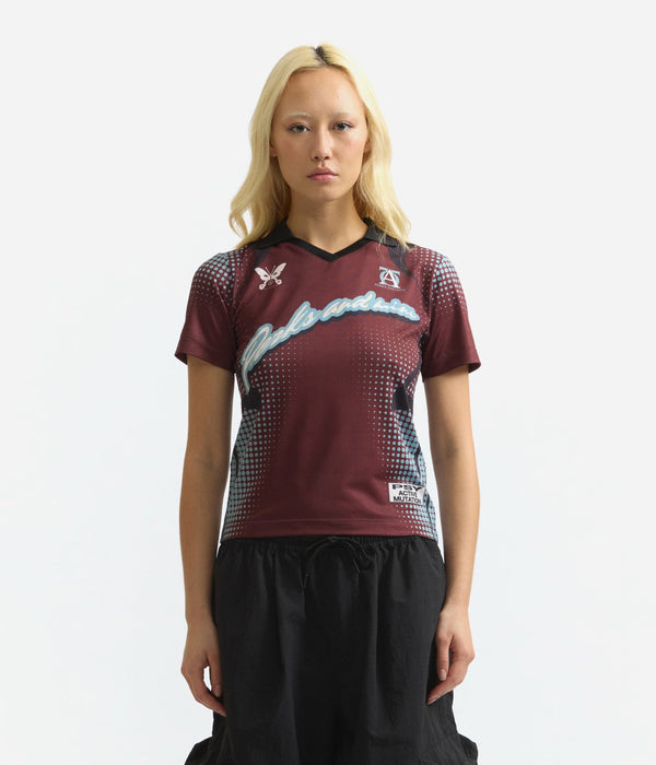 P.A.M. WOMEN "STIPPLE SOMA JERSEY" BRICK RED - WEAREALLANIMALS