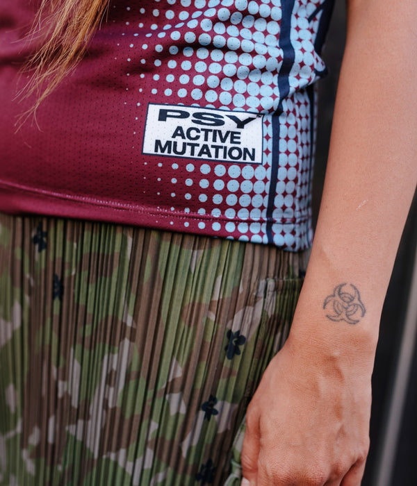 P.A.M. WOMEN "STIPPLE SOMA JERSEY" BRICK RED - WEAREALLANIMALS