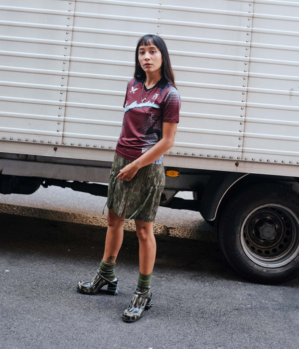 P.A.M. WOMEN "STIPPLE SOMA JERSEY" BRICK RED - WEAREALLANIMALS