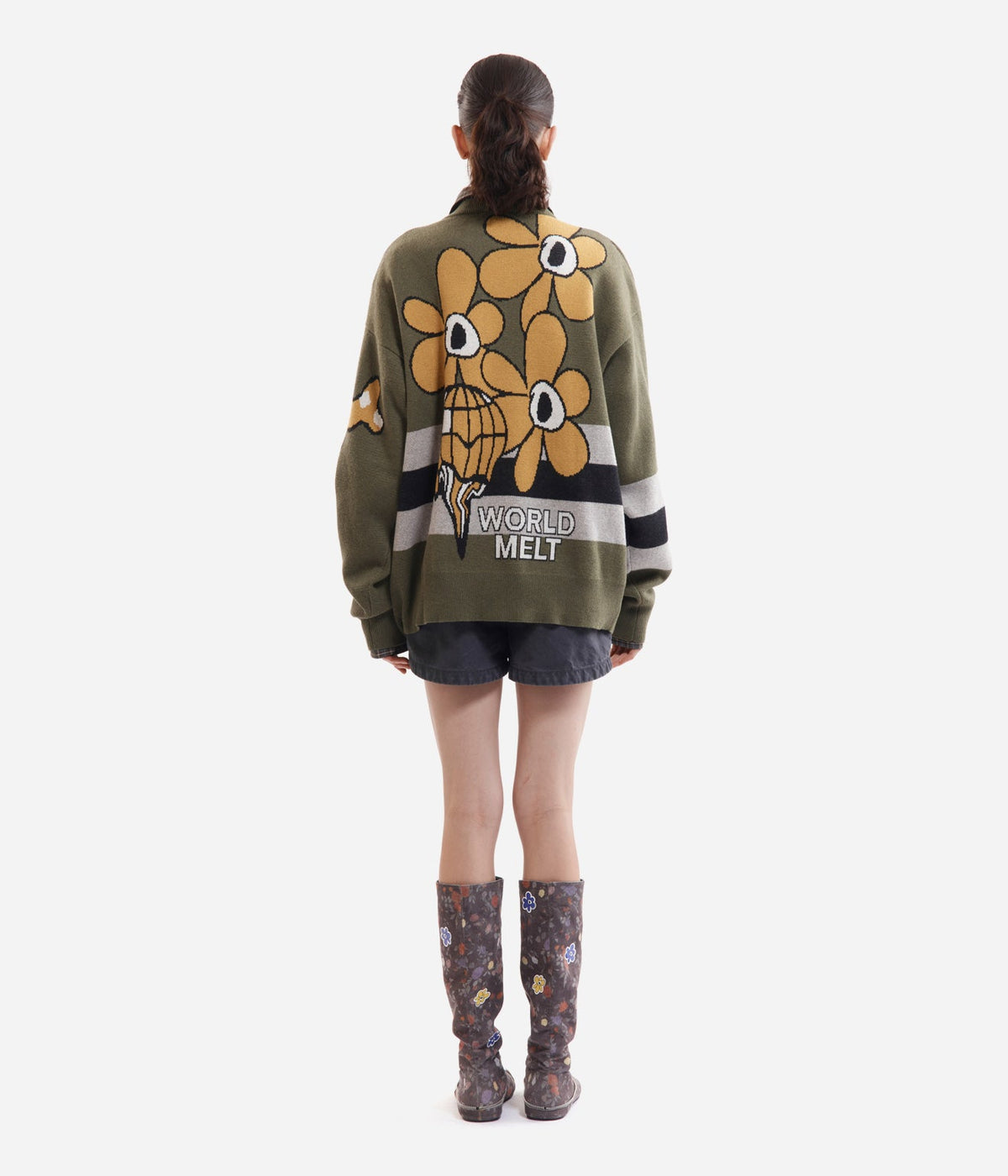 P.A.M. "WORLD MELT KNIT CREWNECK" - WEAREALLANIMALS