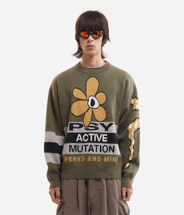 P.A.M. "WORLD MELT KNIT CREWNECK" - WEAREALLANIMALS