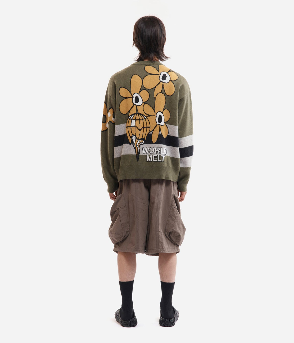 P.A.M. "WORLD MELT KNIT CREWNECK" - WEAREALLANIMALS