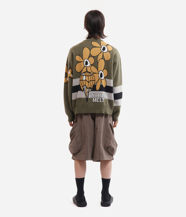 P.A.M. "WORLD MELT KNIT CREWNECK" - WEAREALLANIMALS