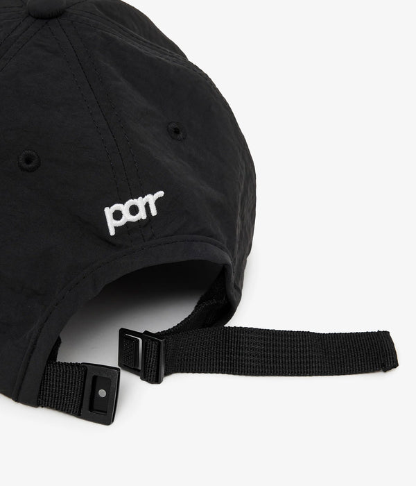 parr "6 panels spoon bill cap" Black - WEAREALLANIMALS