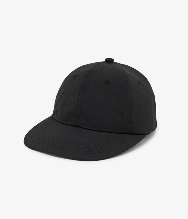 parr "6 panels spoon bill cap" Black - WEAREALLANIMALS