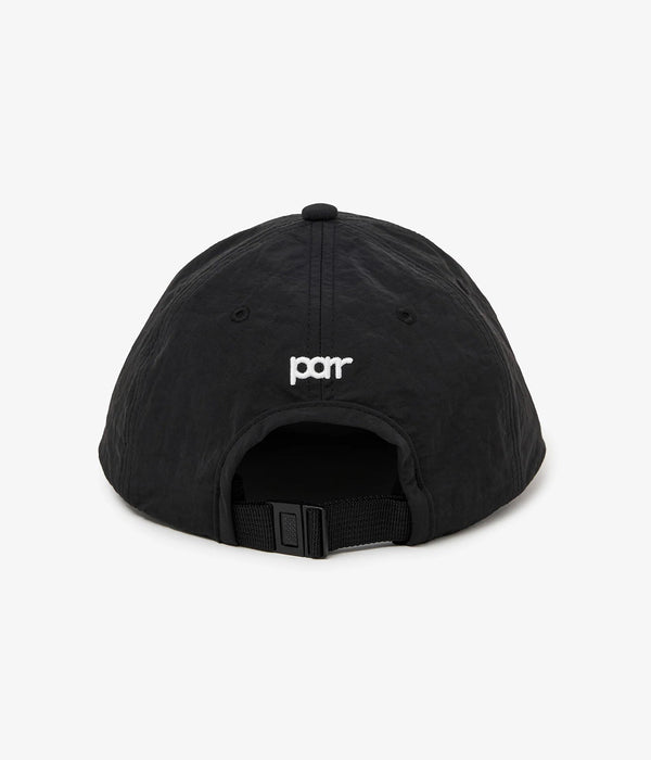 parr "6 panels spoon bill cap" Black - WEAREALLANIMALS