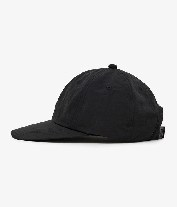 parr "6 panels spoon bill cap" Black - WEAREALLANIMALS