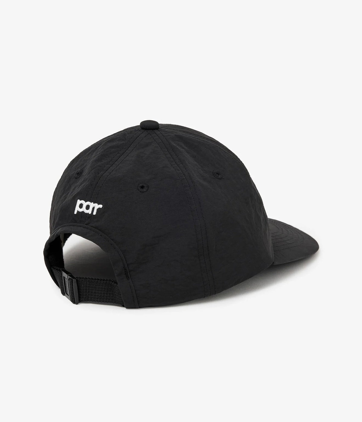 parr "6 panels spoon bill cap" Black - WEAREALLANIMALS