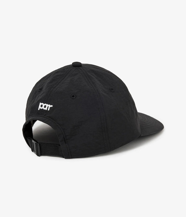 parr "6 panels spoon bill cap" Black - WEAREALLANIMALS