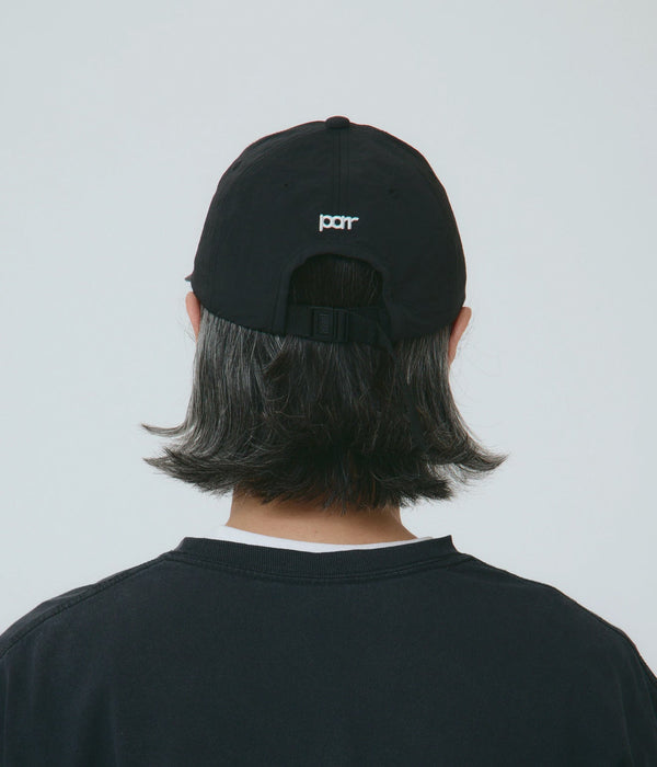 parr "6 panels spoon bill cap" Black - WEAREALLANIMALS