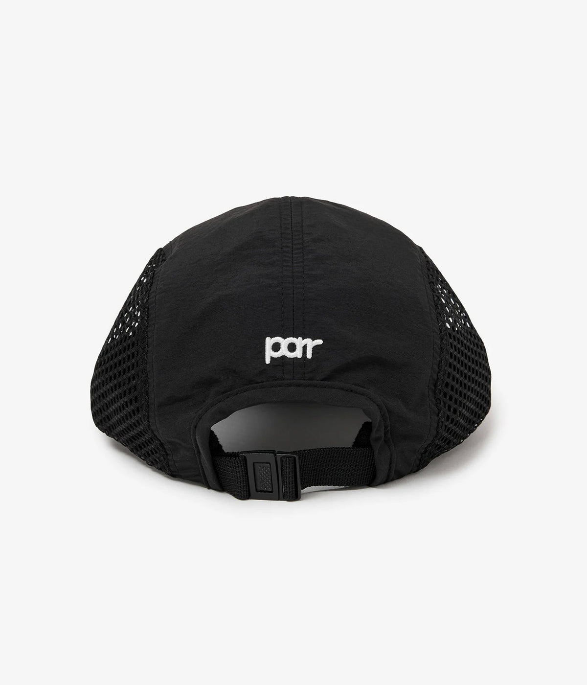 parr "side mesh spoon bill cap" Black - WEAREALLANIMALS