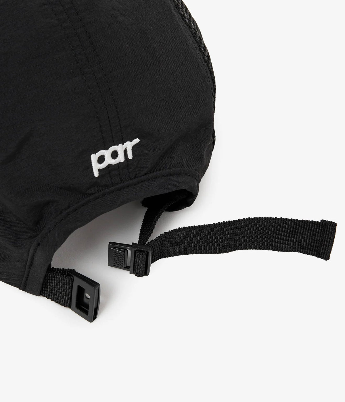 parr "side mesh spoon bill cap" Black - WEAREALLANIMALS