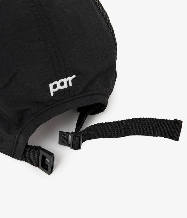 parr "side mesh spoon bill cap" Black - WEAREALLANIMALS