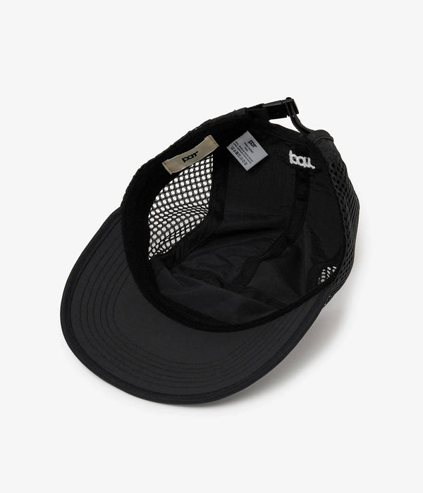 parr "side mesh spoon bill cap" Black - WEAREALLANIMALS