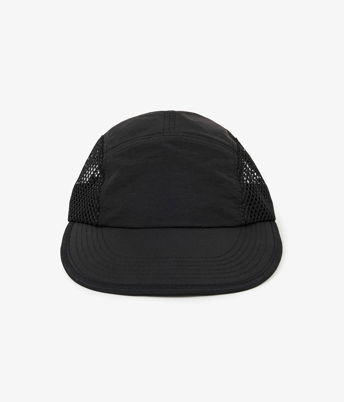 parr "side mesh spoon bill cap" Black - WEAREALLANIMALS