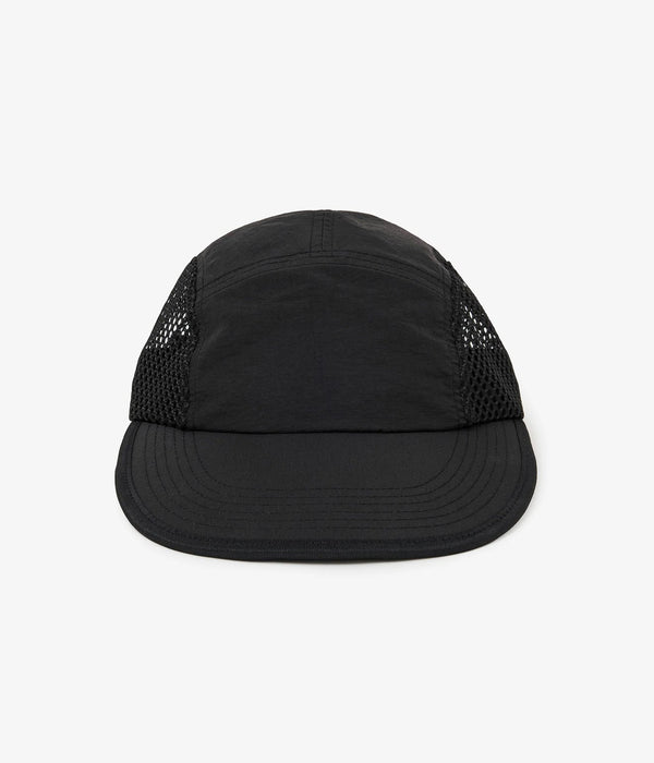 parr "side mesh spoon bill cap" Black - WEAREALLANIMALS