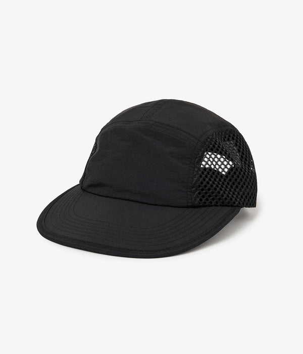 parr "side mesh spoon bill cap" Black - WEAREALLANIMALS