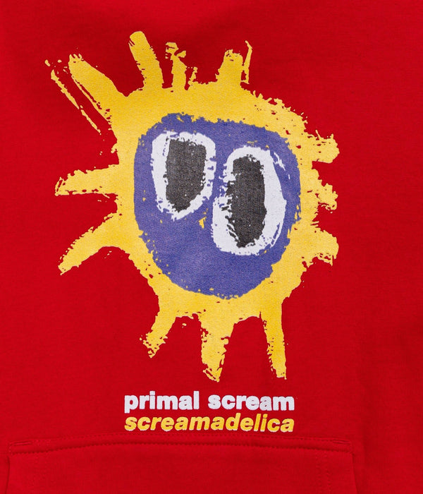 Primal Scream "SCREAMADELICA" P/O HOODIE RED - WEAREALLANIMALS