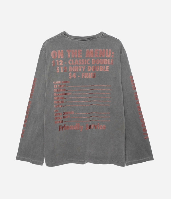 Public Possession "FONZO’S LONGSLEEVE" CHARCOAL - WEAREALLANIMALS