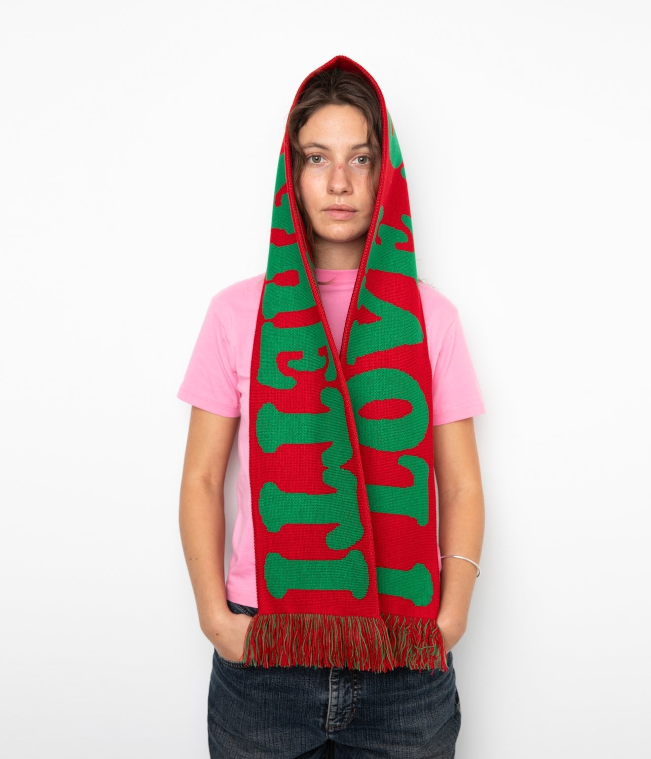 Public Possession "I LOVE SPAGHETTI" SCARF - WEAREALLANIMALS