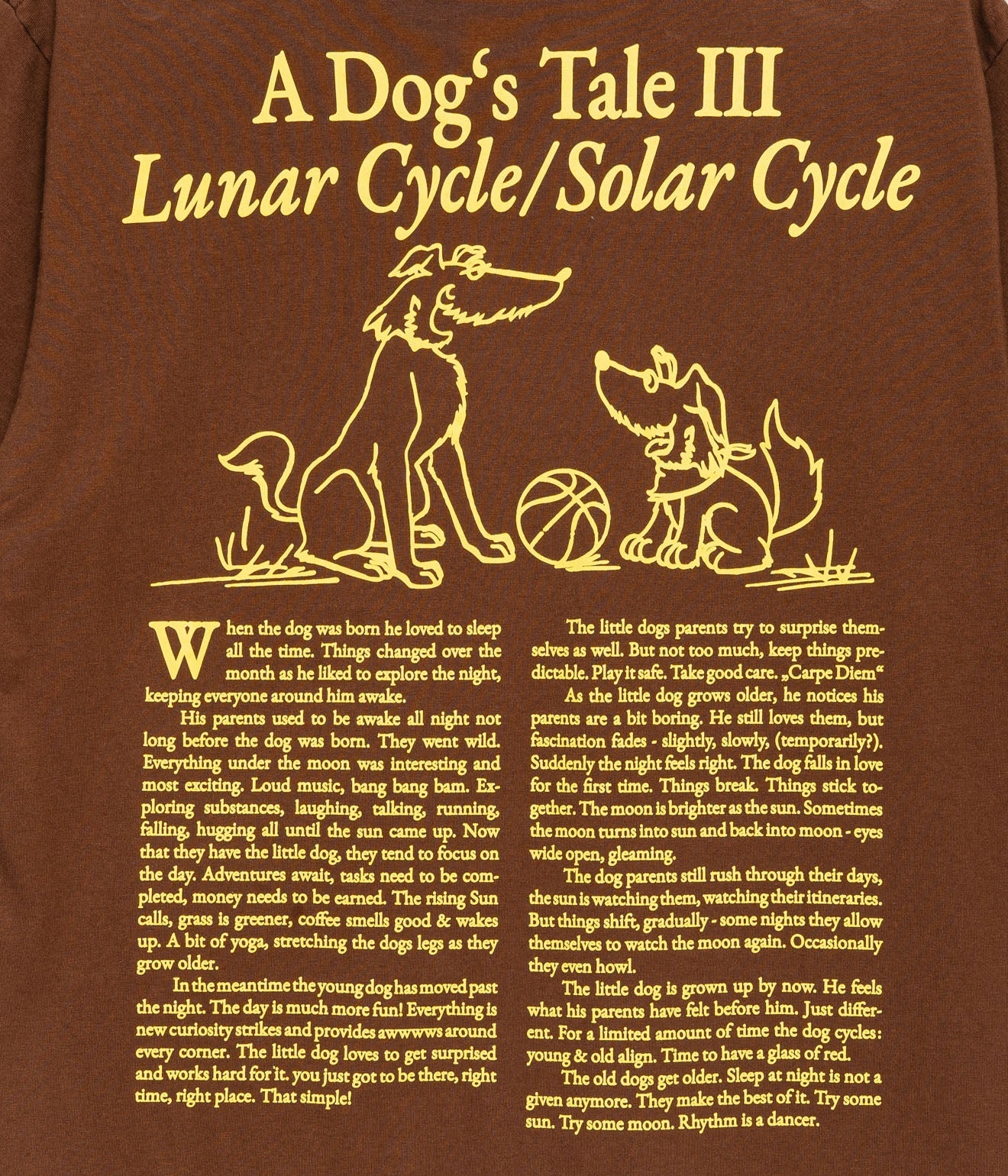 Public Possession "Lunar/Solar Dog" T-Shirt - WEAREALLANIMALS