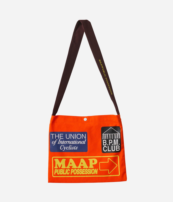 Public Possession & MAAP "MAAP" Musette Flare Orange - WEAREALLANIMALS