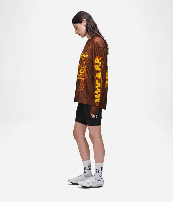 Public Possession & MAAP "MESH" LS Tee Brown - WEAREALLANIMALS