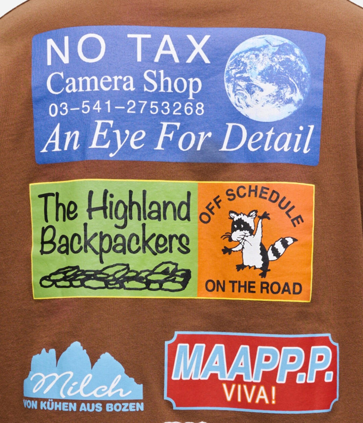 Public Possession & MAAP "Trail" Longsleeve Brown - WEAREALLANIMALS