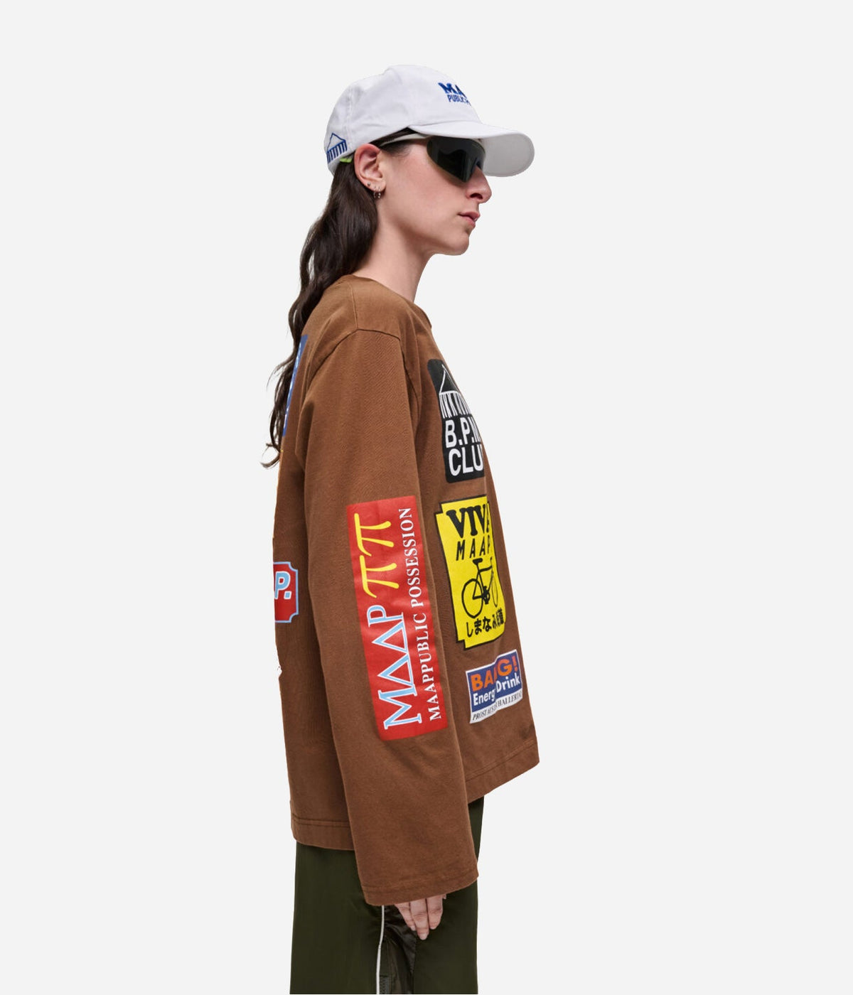 Public Possession & MAAP "Trail" Longsleeve Brown - WEAREALLANIMALS