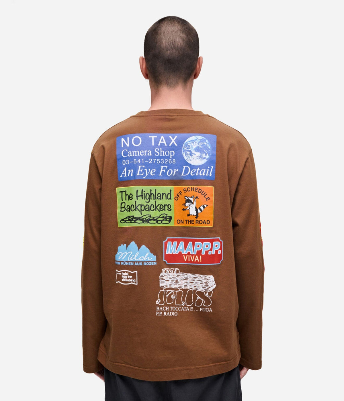 Public Possession & MAAP "Trail" Longsleeve Brown - WEAREALLANIMALS