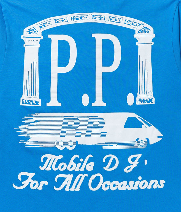 Public Possession "Mobile D.J." Longsleeve Bright Blue - WEAREALLANIMALS