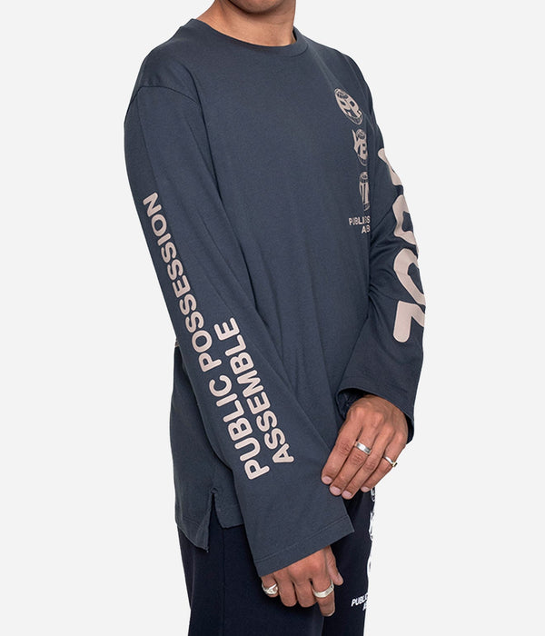 Public Possession "PLANET PP LONGSLEEVE" INDIA INK - WEAREALLANIMALS