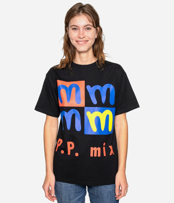 Public Possession "P.P. MIX T - SHIRT" BLACK - WEAREALLANIMALS