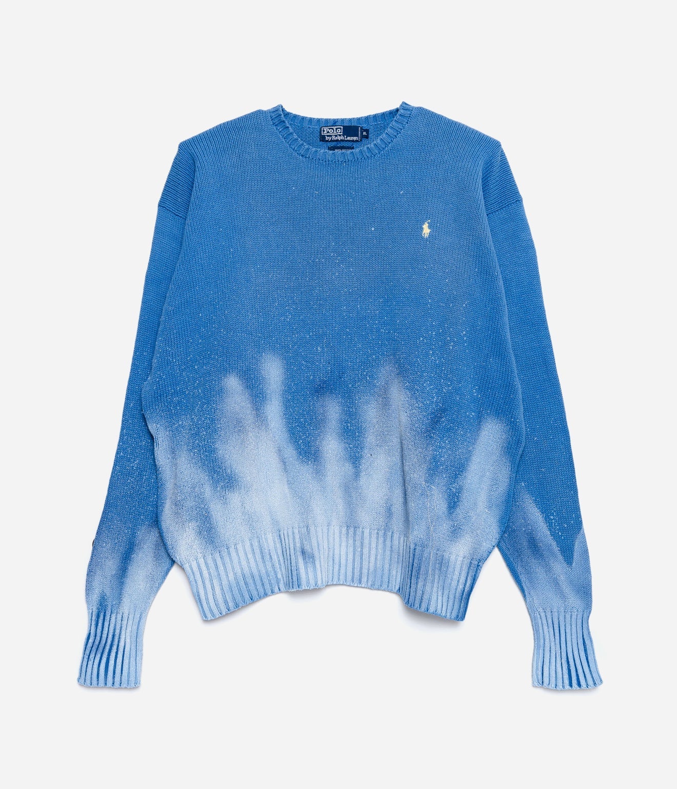 r "Tie - dye cotton sweater" Used Polo Ralph Lauren Body Blue - WEAREALLANIMALS