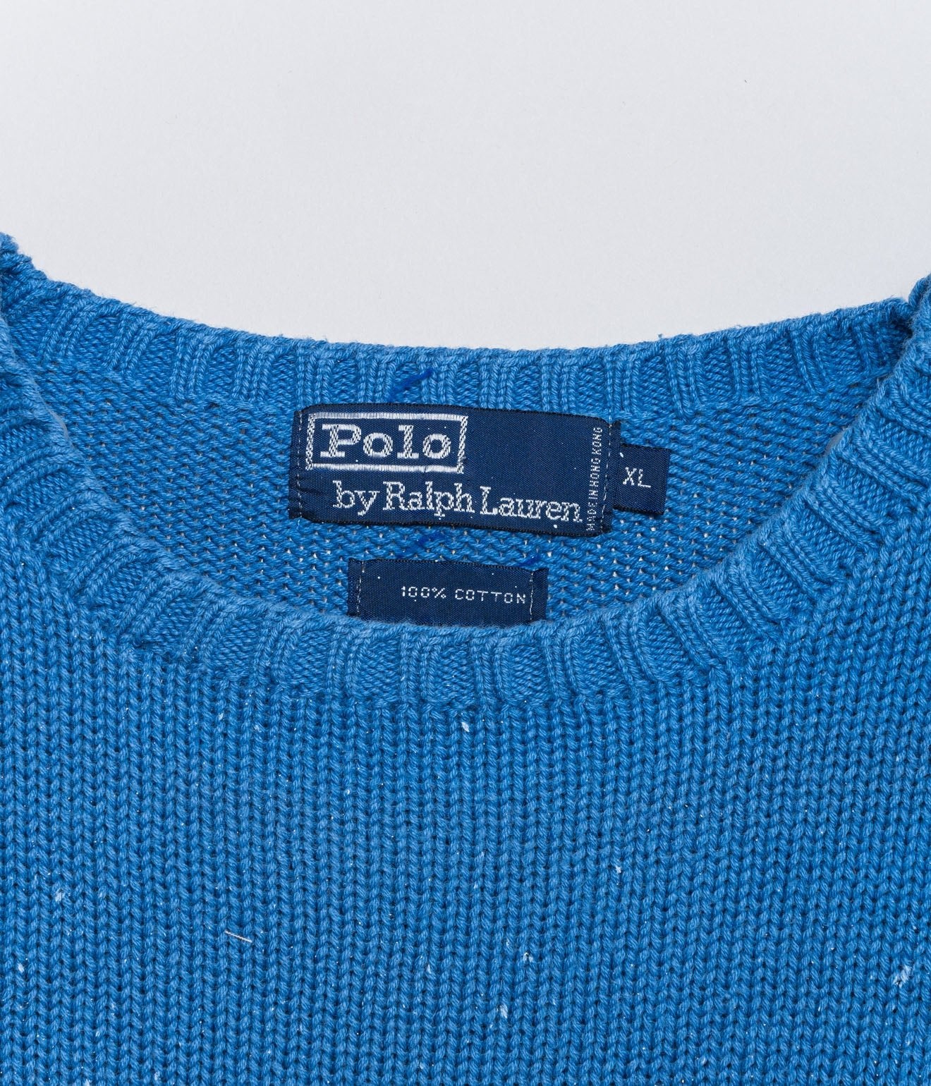 r "Tie - dye cotton sweater" Used Polo Ralph Lauren Body Blue - WEAREALLANIMALS