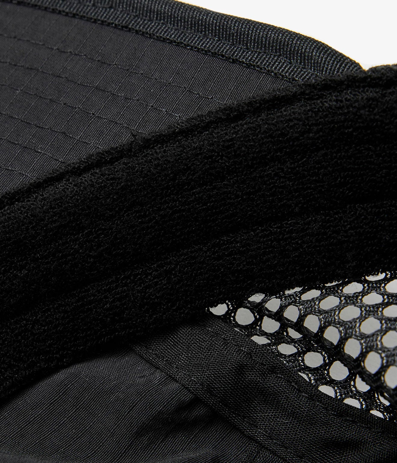 parr "side mesh spoon bill cap" Black