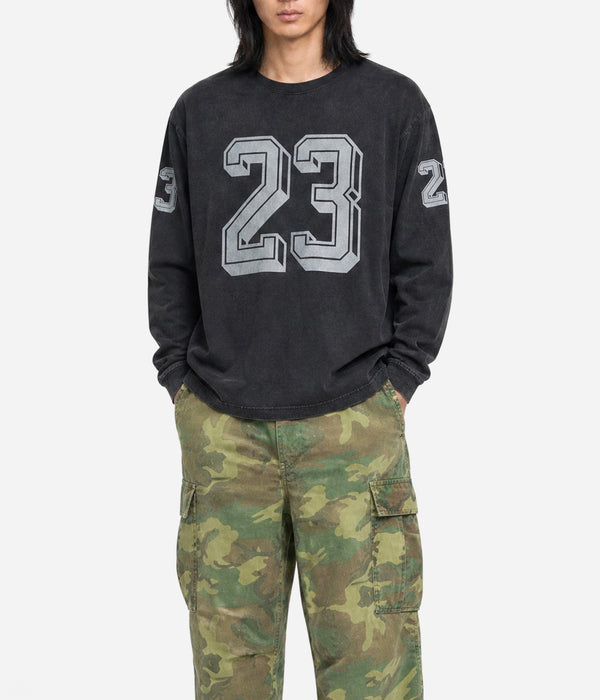 STUDIO ANIMALS “23” L/S T-Shirt Faded Black - WEAREALLANIMALS