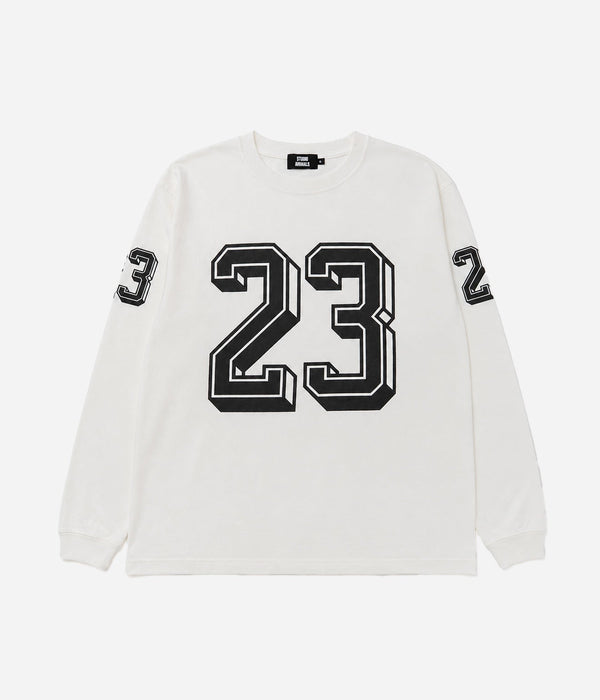 STUDIO ANIMALS “23” L/S T-Shirt Natural - WEAREALLANIMALS