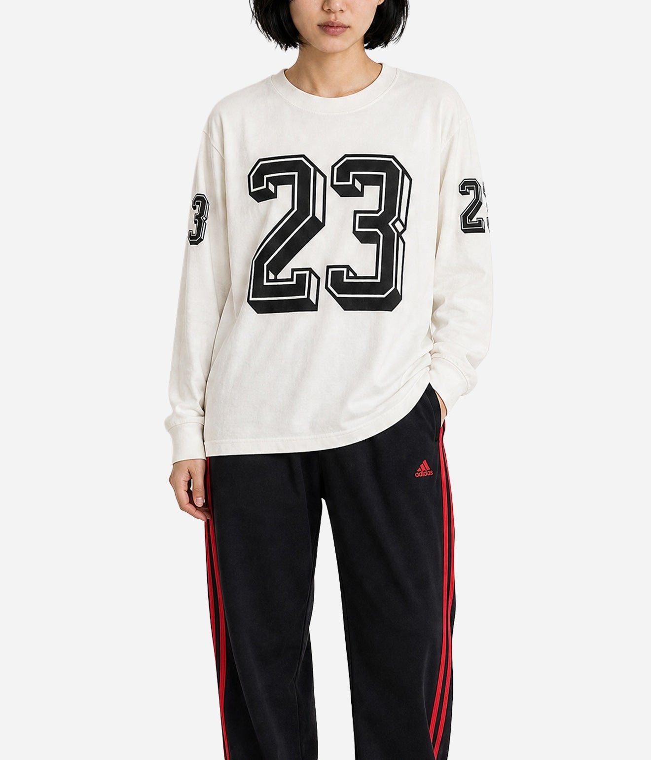 STUDIO ANIMALS “23” L/S T-Shirt Natural - WEAREALLANIMALS