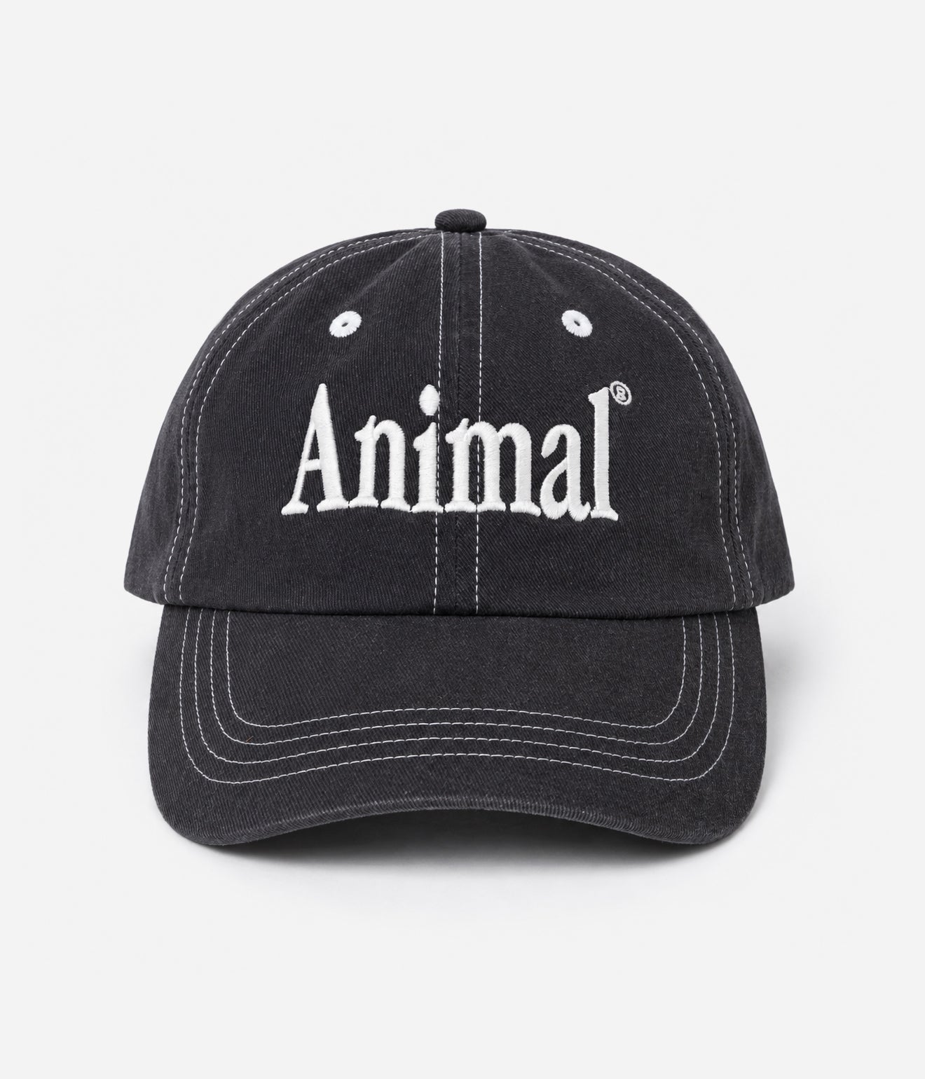 STUDIO ANIMALS “Animals Letter” Cap Charcoal - WEAREALLANIMALS