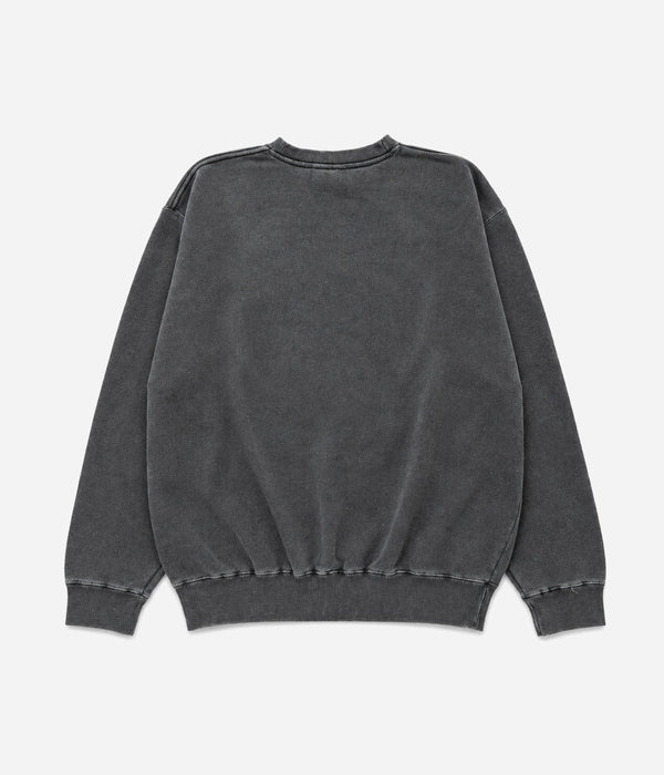 STUDIO ANIMALS "Animals Letter Solid Print" SWEATSHIRT FADED BLACK - WEAREALLANIMALS
