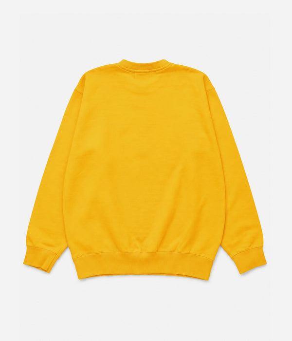 STUDIO ANIMALS "Animals Letter Solid Print" SWEATSHIRT Yellow - WEAREALLANIMALS