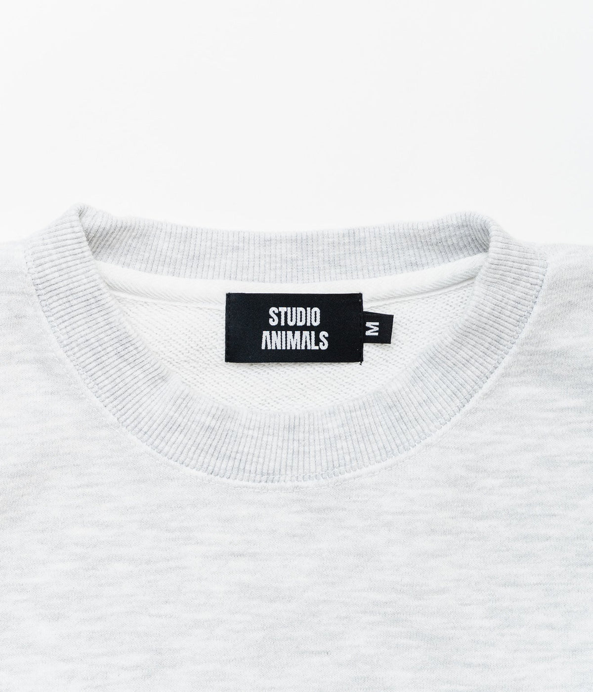 STUDIO ANIMALS "Animals Letter" SWEATSHIRT Ash - WEAREALLANIMALS
