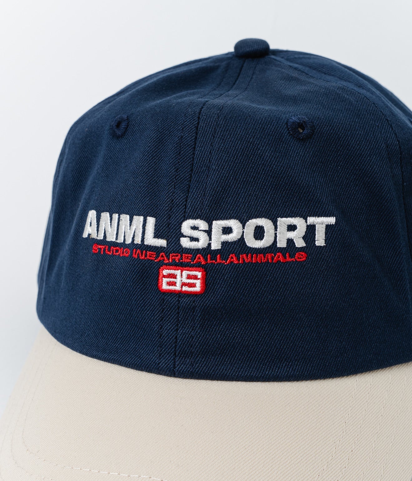 STUDIO ANIMALS “Animals Sport” Cap Navy/Natural - WEAREALLANIMALS