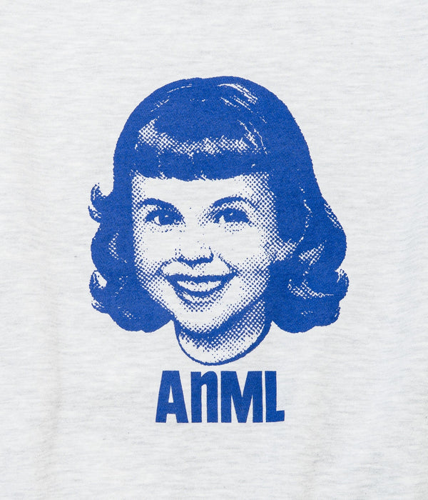 STUDIO ANIMALS "Girl" SWEATSHIRT Ash - WEAREALLANIMALS