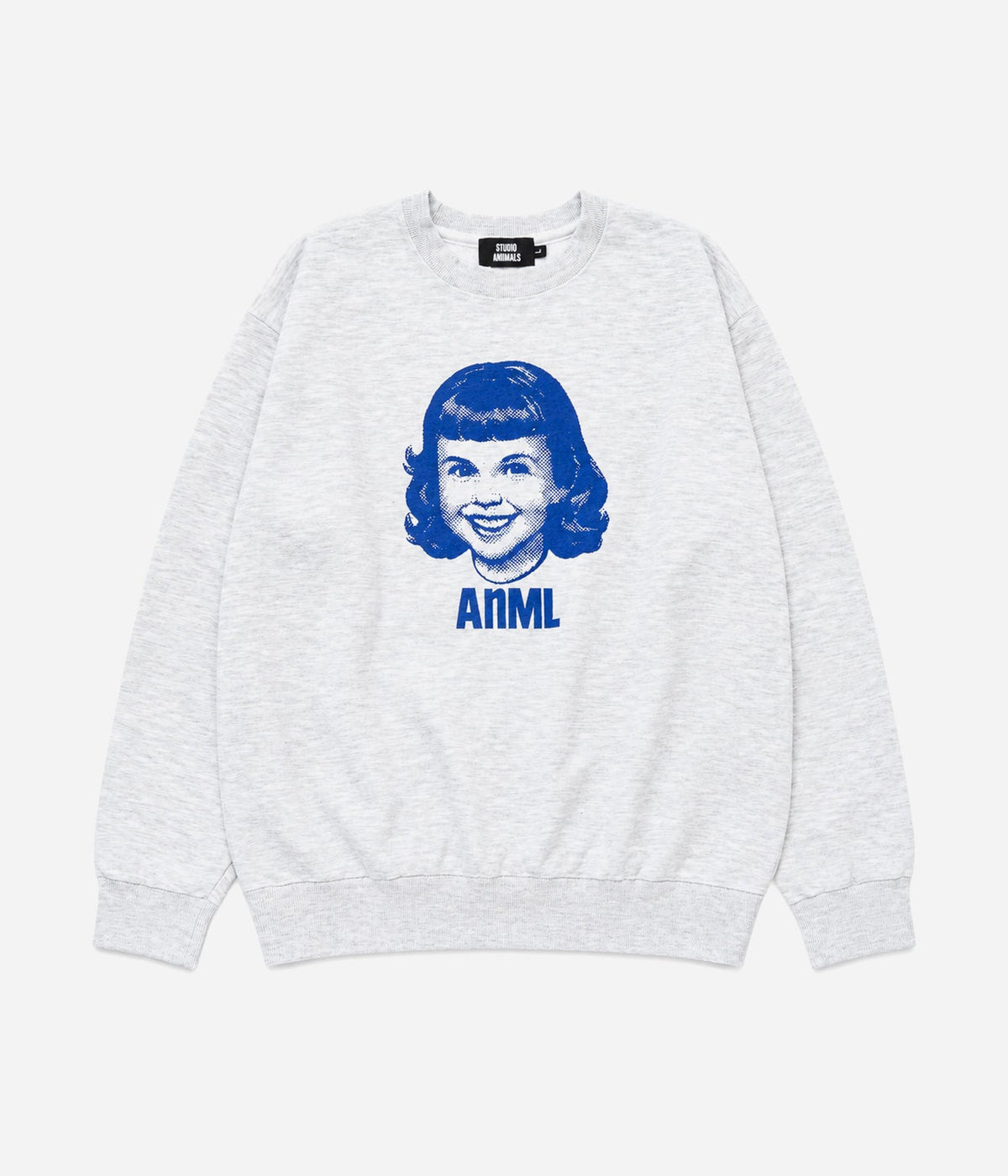 STUDIO ANIMALS "Girl" SWEATSHIRT Ash - WEAREALLANIMALS