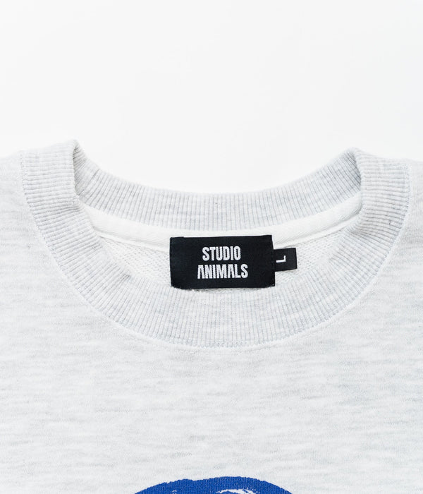 STUDIO ANIMALS "Girl" SWEATSHIRT Ash - WEAREALLANIMALS