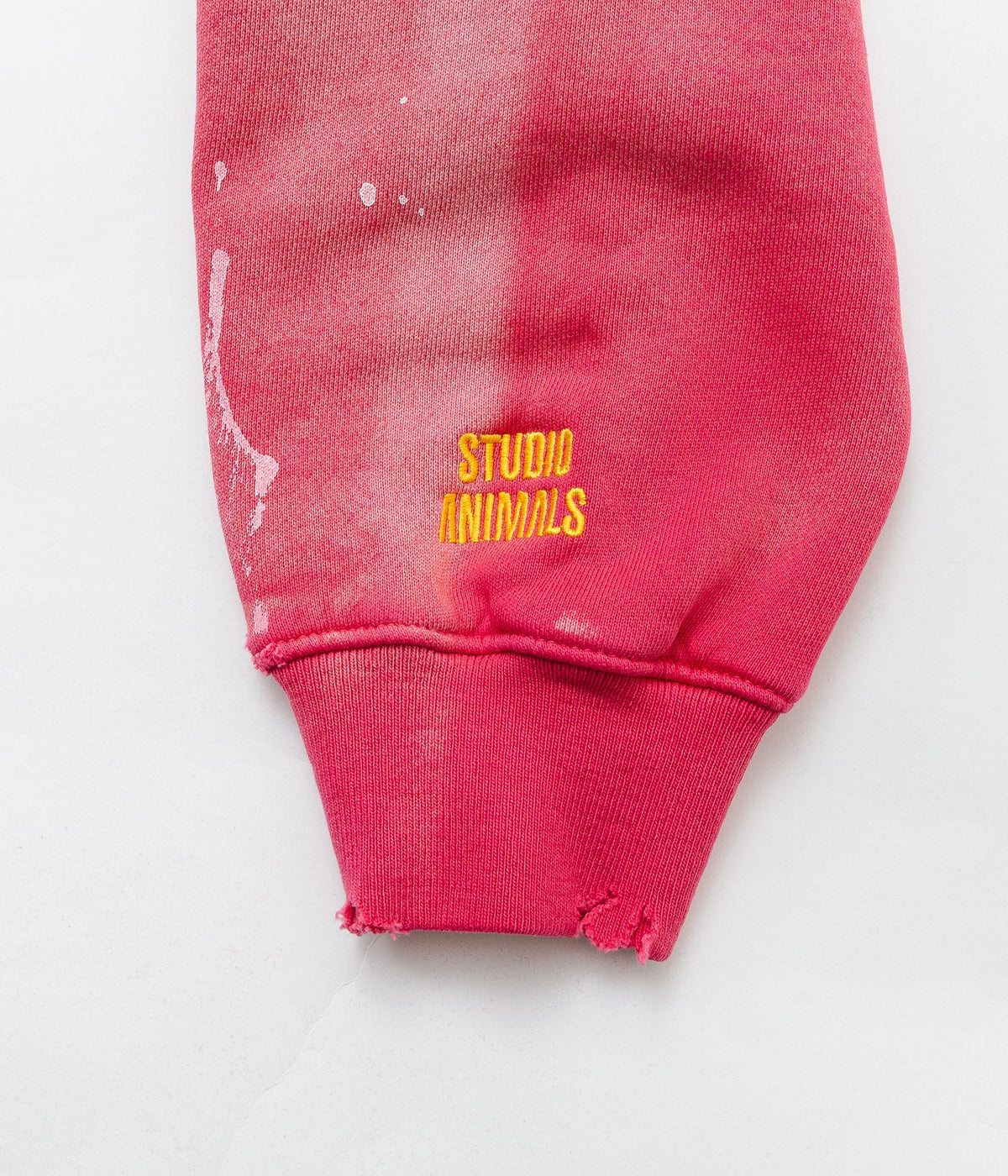 STUDIO ANIMALS ×MOOJIMOOJI “Animals Letter” Hoodie Red - WEAREALLANIMALS