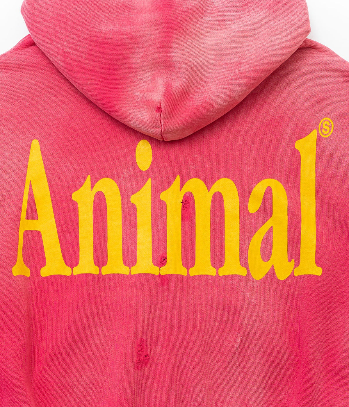 STUDIO ANIMALS ×MOOJIMOOJI “Animals Letter” Hoodie Red - WEAREALLANIMALS